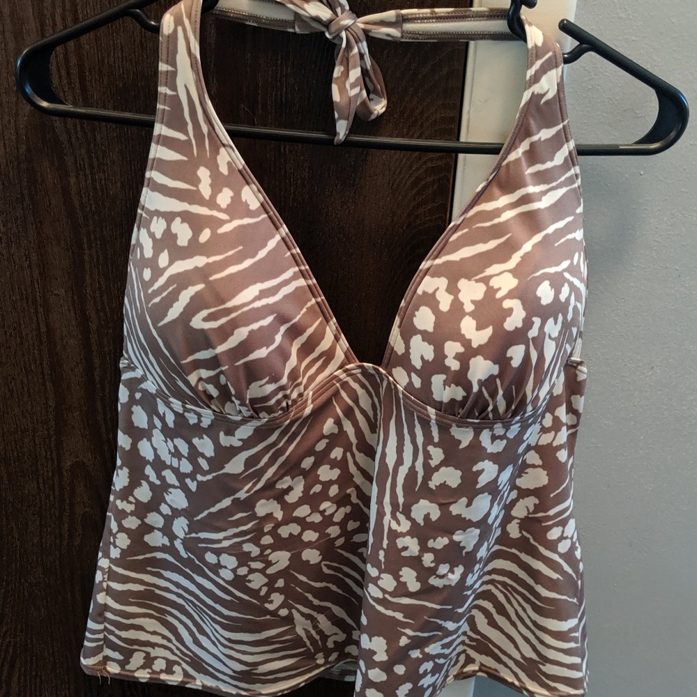 Victorias secret animal print push up tankini